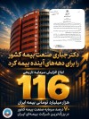 ابلاغ افزایش سرمایه تاریخی ۱۱۶ هزار میلیارد تومانی بیمه ایران؛ تثبیت ۷۰ درصد سرمایه صنعت بیمه کشور در بزرگ‌ترین شرکت بیمه‌ ایران و خاورمیانه